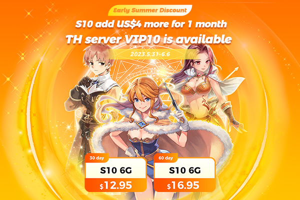 [SALE] VIP10 in Thailand Server Available